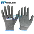 Polyester Crinkle Latex Coated Best Construction Gloves